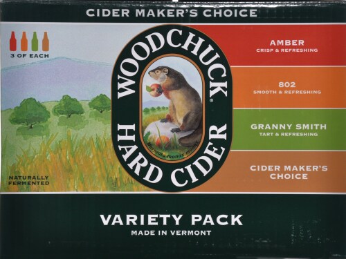 Woodchuck Draft Cider Variety Pack Perspective: back