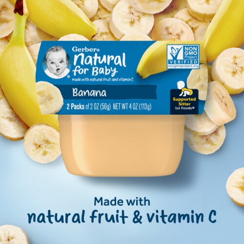 Gerber 1st Foods Baby Food Banana Puree Clean Label Project Perspective: back