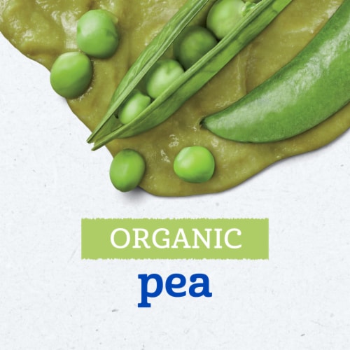 Gerber 1st Foods for Baby Organic Food Pea Perspective: back