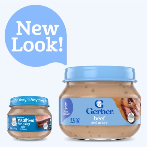 Gerber 2nd Foods Beef and Gravy Perspective: back