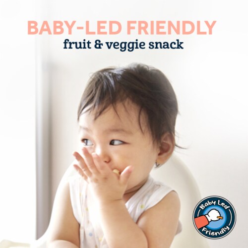 Gerber Snacks for Baby Fruit and Veggie Melts Baby Snack Very Berry Blend 1 oz Bag Perspective: back