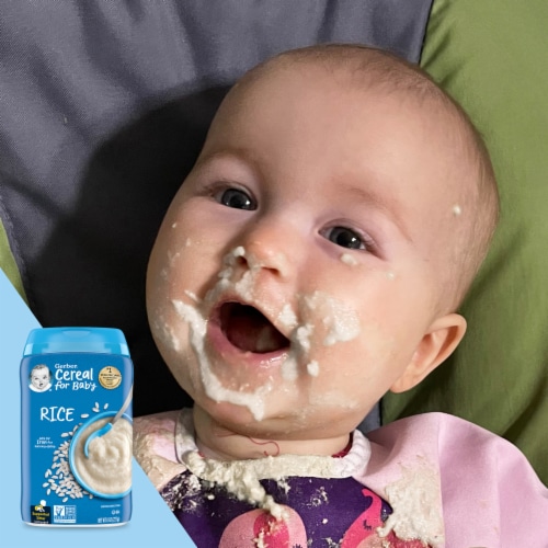 Gerber® 1st Foods Rice Baby Cereal Perspective: back