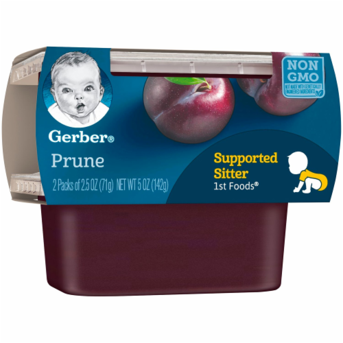 Gerber® 1st Foods Prune Baby Food Tubs Perspective: back
