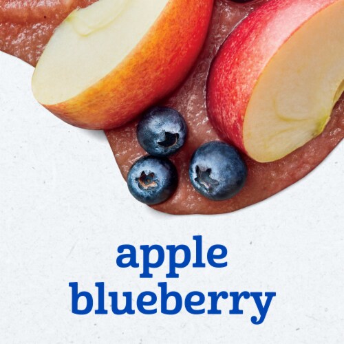 Gerber 2nd Foods Natural for Baby Baby Food Apple Blueberry Tubs Perspective: back