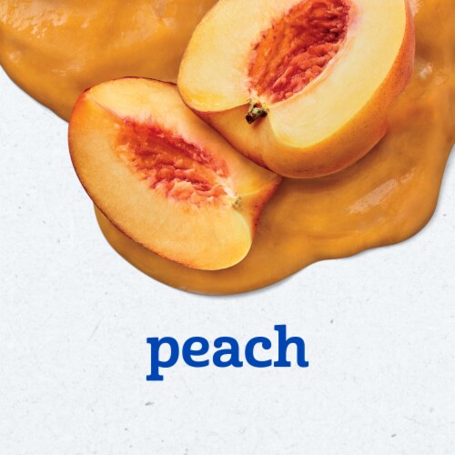 Gerber 2nd Foods Baby Food Peach Puree Clean Label Project 4 oz Tubs (2 Pack) Perspective: back