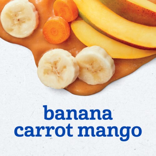 Gerber 2nd Foods Natural for Baby WonderFoods Baby Food Banana Carrot Mango Tubs Perspective: back