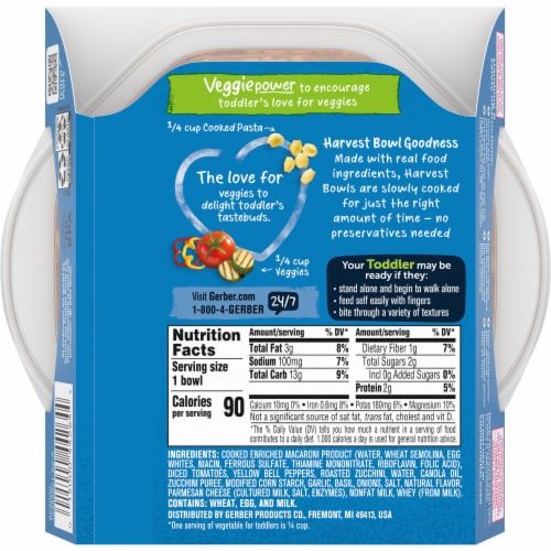 Gerber® Pesto Mealtime Harvest Bowl Perspective: back