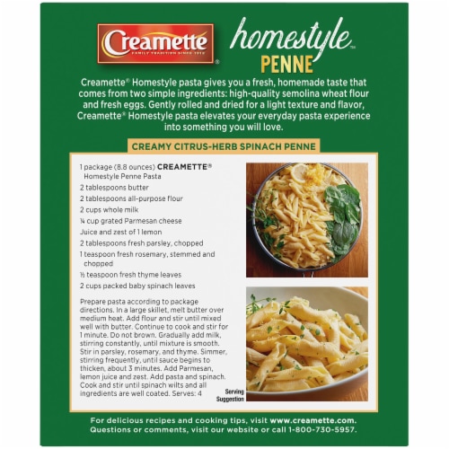 Creamette® Homestyle Penne Pasta Perspective: back