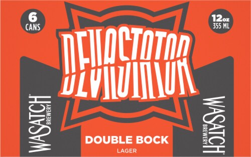 WaSatch Brewery® Devastator Double Bock Lager Perspective: back