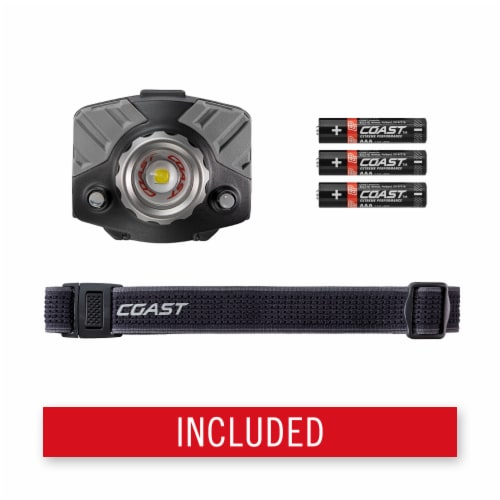 Coast FL78 435 Lm. LED Tri-Color Pure Beam Focusing Headlamp Perspective: back
