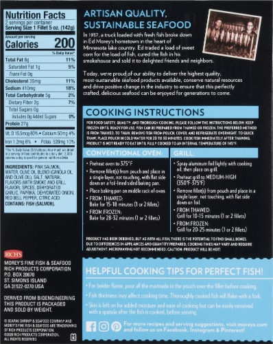 Morey's Seasoned Grill Wild Salmon Fillets