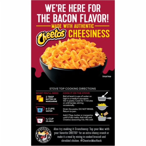 Cheetos Chessy Bacon Mac' n Cheese Perspective: back