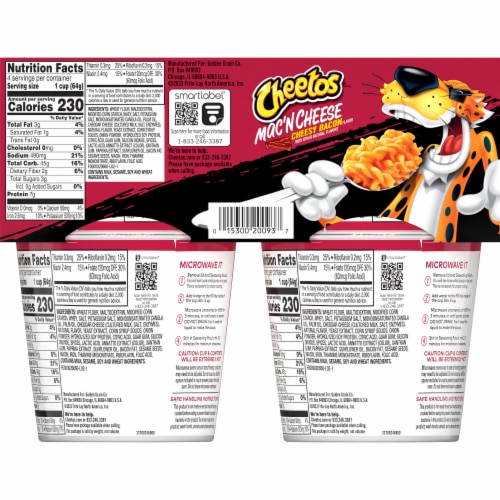 Cheetos® Mac'n Cheese Cheesy Bacon Cup Perspective: back