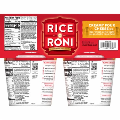 Rice-A-Roni® Creamy Four Cheese Perspective: back