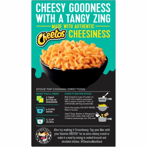 Cheetos Mac'n Cheese Cheesy Ranch Pasta Mix Perspective: back