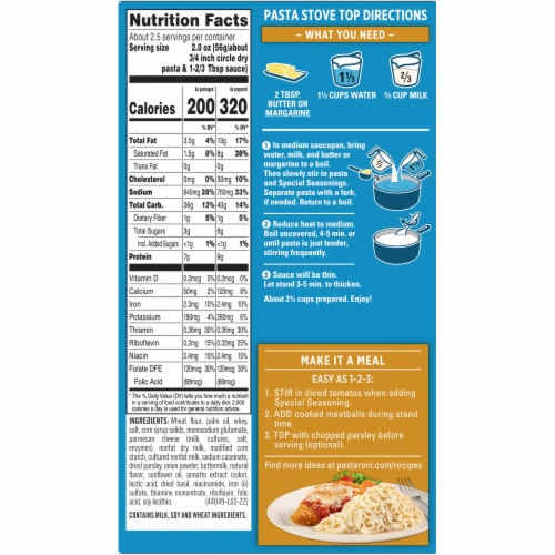 Pasta Roni® Parmesan Cheese Angel Hair Pasta Mix Perspective: back