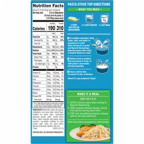 Pasta Roni® Angel Hair Pasta with Herbs Pasta Mix Perspective: back