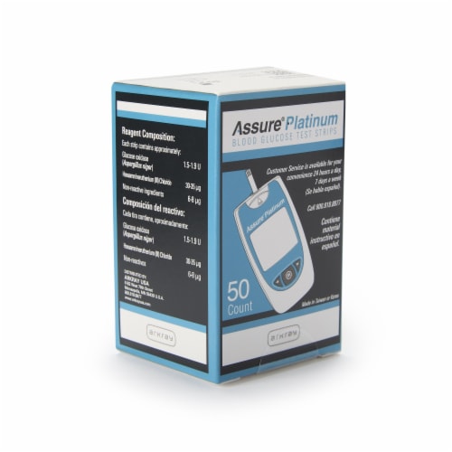 Assure Platinum Blood Glucose Test Strips For Assure® Platinum Meter