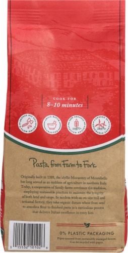 Montebello® Certified Organic Penne Rigate Perspective: back