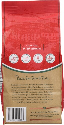 Montebello® Organic Conchiglie Pasta Perspective: back