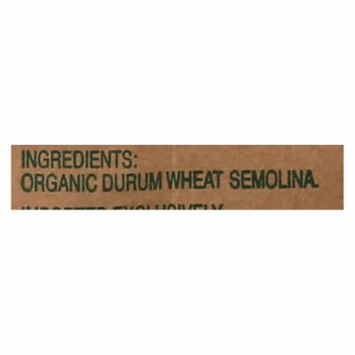 Montebello Organic Pasta - Organic - Case of 12 - 1 lb. Perspective: back