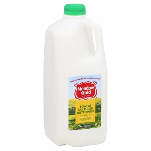 Meadow Gold Cultured 1% Lowfat Buttermilk Perspective: back