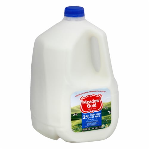 Meadow Gold 2% Reduced Fat Milk Perspective: back