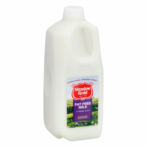 Meadow Gold Fat Free Skim Milk Perspective: back
