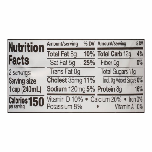 Meadow Gold Vitamin D Whole Milk Perspective: back