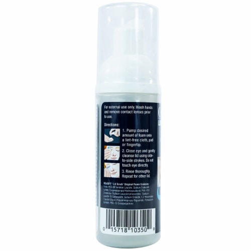 OCuSOFT Original Eye Lid Scrub Perspective: back