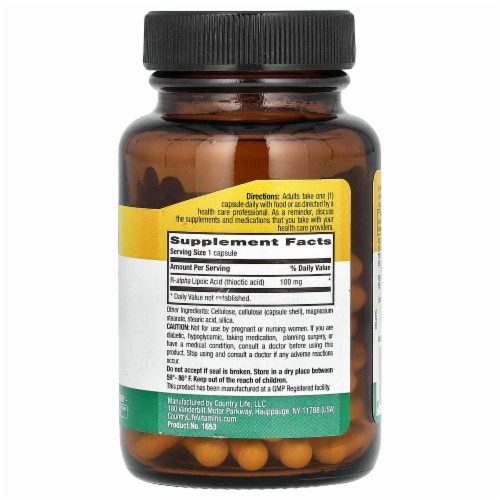R-LIPOIC ACID Perspective: back