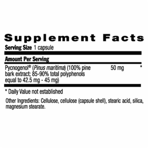 Country Life Pycnogenol 50mg Perspective: back