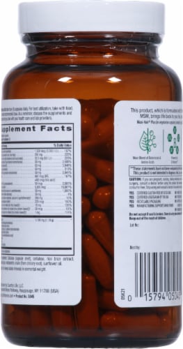 Country Life® Maxi-Hair Plus Skin & Nails Vegetarian Capsules Perspective: back