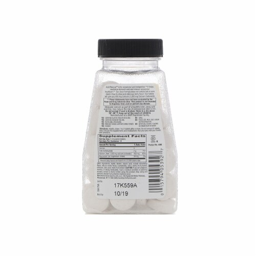 Country Life Acid Rescue Calcium Carbonate, Berry Flavor, 60 Chewable Tablets Perspective: back