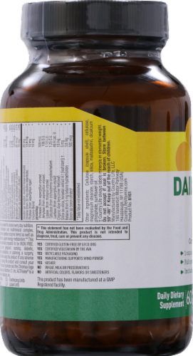Country Life Daily Total One Iron Free Vegetarian Capsules Perspective: back