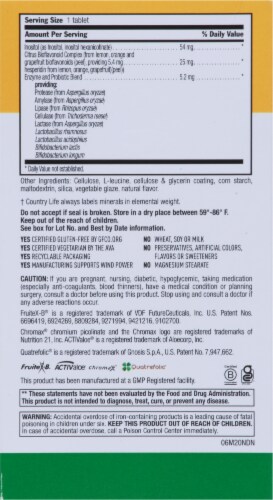 Country Life Core Daily-1 Women's Multivitamins Tablets Perspective: back