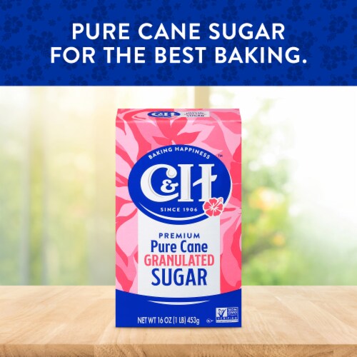 C&H Premium Pure Cane Granulated Sugar Perspective: back