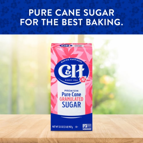 C&H Premium Pure Cane Granulated Sugar Perspective: back