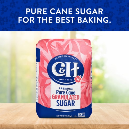 C&H® Premium Pure Cane Granulated Sugar Perspective: back