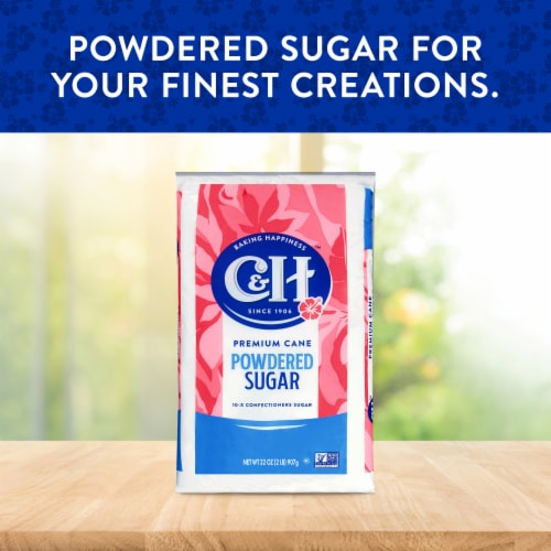 C&H® Premium Cane Powdered Sugar Perspective: back