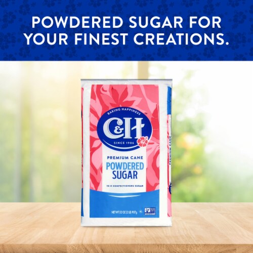 C&H Premium Cane Powdered Sugar Perspective: back