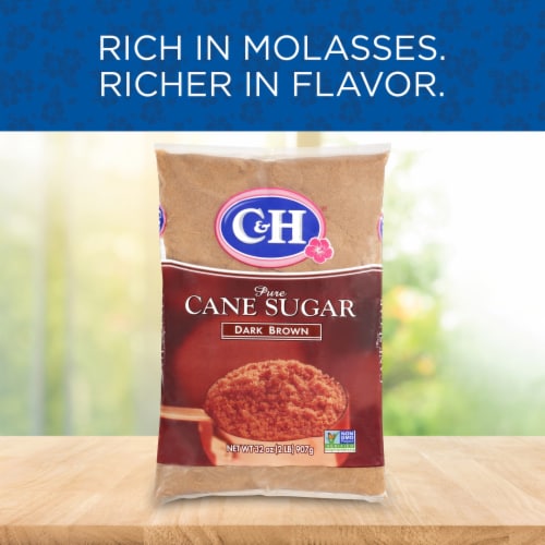 C&H® Dark Brown Pure Cane Sugar Perspective: back
