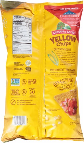 Garden of Eatin'® Yellow Corn Tortilla Chips Party Size Perspective: back