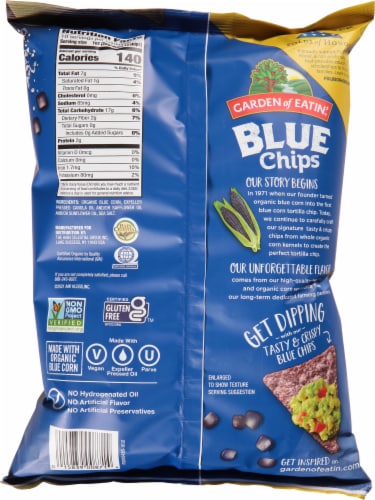 Garden of Eatin'® Blue Corn Tortilla Chips Perspective: back