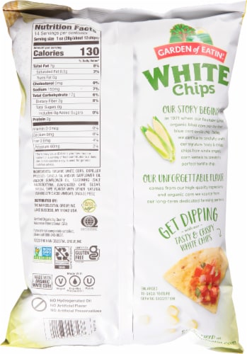 Garden of Eatin'® White Lime Tortilla Chips Perspective: back