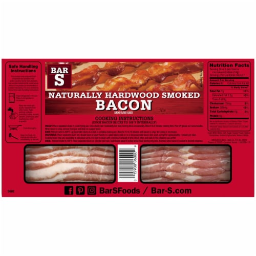 Bar-S® Naturally Hardwood Smoked Bacon Perspective: back