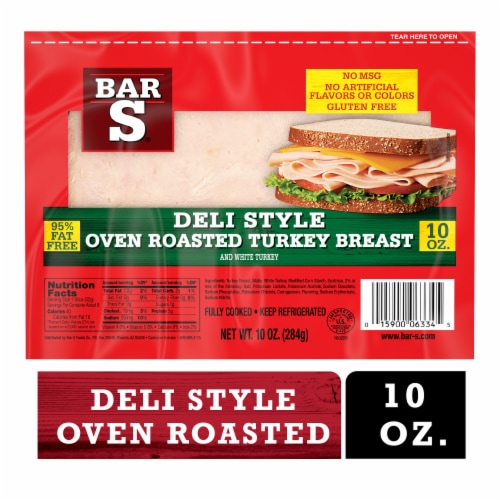 Deli Style Oven Roasted Turkey Breast Lunch Meat Perspective: back