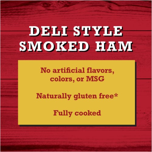 Deli Style Smoked Ham Lunch Meat Perspective: back