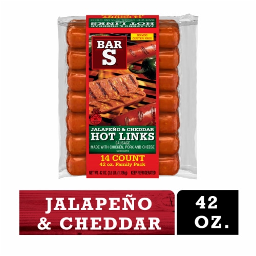 Jalapeño and Cheddar Hot Links Southwestern Style Sausages Perspective: back