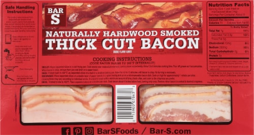 Bar-S® Thick Cut Hardwood Smoked Bacon Perspective: back